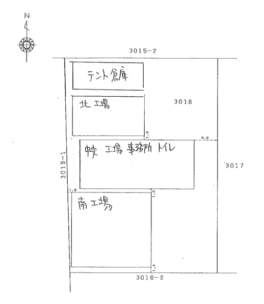 池田町八幡の売り工場　